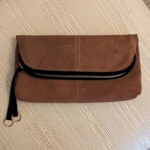 Suede Clutch